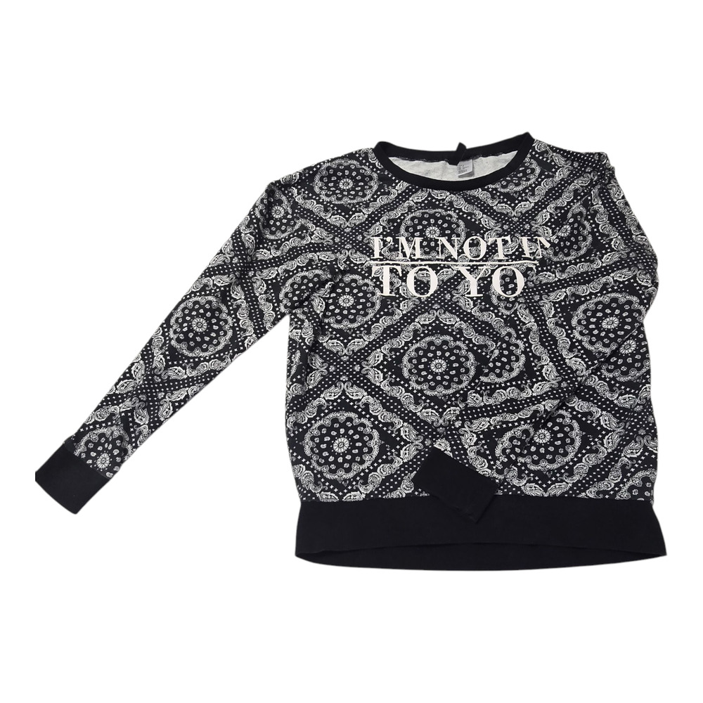 Divided by H & M Blouse Small Black & White